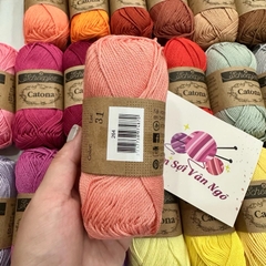 Sợi Scheepjes Catona nhập khẩu từ Hà Lan (cuộn 50gr) (26331)