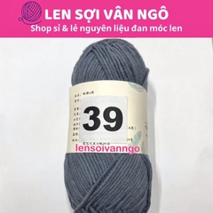 Len Susan 4 đan móc áo, khăn, thú bông, mũ... (cuộn 50gr) (26284)