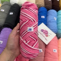 Len cotton love MÀU LOANG (cuộn 100gr) (26293)