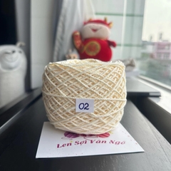 Sợi Macrame Cotton 2mm móc túi, mũ (cuộn 200gr) (26259)