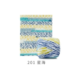 Sợi Lace Susan 3 màu loang móc đồ hè (cuộn 40gr) (26283)