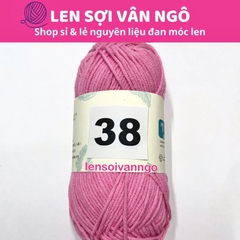 Len Susan 4 đan móc áo, khăn, thú bông, mũ... (cuộn 50gr) (26284)