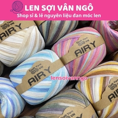 Sợi AIRY màu loang móc túi/mũ hè (cuộn 45gr) (26270)