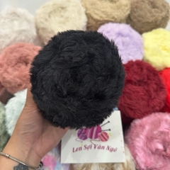 Len lông thỏ siêu mượt đan/móc thú bông, khăn, mũ (cuộn 100gr) (26299)