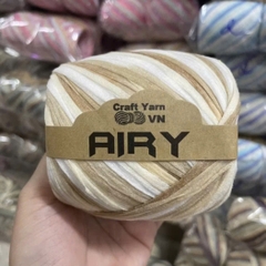 Sợi AIRY màu loang móc túi/mũ hè (cuộn 45gr) (26270)
