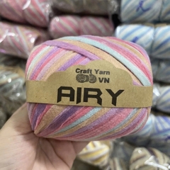 Sợi AIRY màu loang móc túi/mũ hè (cuộn 45gr) (26270)
