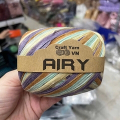 Sợi AIRY màu loang móc túi/mũ hè (cuộn 45gr) (26270)
