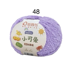 Len bông xù Xiaoke sợi 3mm (cuộn 50gr) (26296)