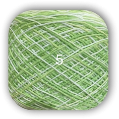 Sợi Cotton Việt Nam 1mm màu loang (cuộn 100gr) (26256)