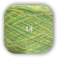 Sợi Cotton Việt Nam 1mm màu loang (cuộn 100gr) (26256)