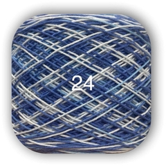 Sợi Cotton Việt Nam 1mm màu loang (cuộn 100gr) (26256)