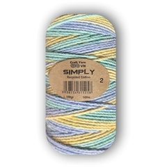 Sợi SIMPLY màu loang móc túi/mũ hè (cuộn 150gr) (26261)