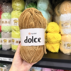 Len nhung YarnArt DOLCE siêu mềm mượt đan/móc thú bông, chăn, khăn, mũ….(cuộn 100gr) (26320)