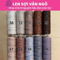 Sợi dệt trơn 2mm Craftyarn VN (cuộn 125gr) (26263)
