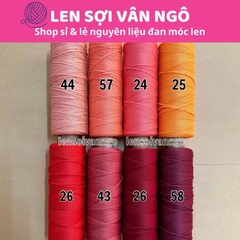 Combo 10 cuộn Sợi dệt trơn 2mm Craftyarn VN (ghi chú chọn màu)