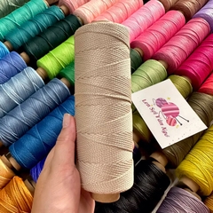 Combo 10 cuộn Sợi dệt trơn 2mm Craftyarn VN (ghi chú chọn màu)