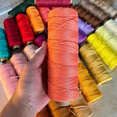 Combo 10 cuộn Sợi dệt trơn 2mm Craftyarn VN (ghi chú chọn màu)