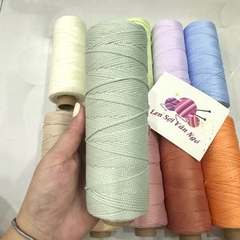 Combo 10 cuộn Sợi dệt trơn 2mm Craftyarn VN (ghi chú chọn màu)