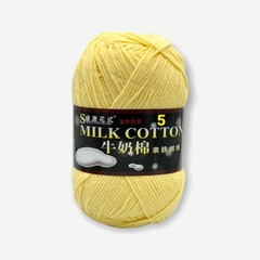 Len Milk Cotton loại 1 (cuộn 125gr) (26278)