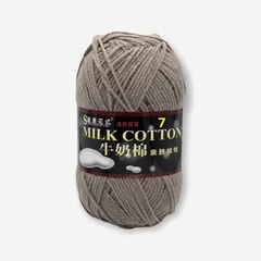 Len Milk Cotton loại 1 (cuộn 125gr) (26278)