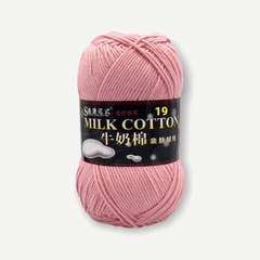 Len Milk Cotton loại 1 (cuộn 125gr) (26278)