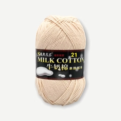 Len Milk Cotton loại 1 (cuộn 125gr) (26278)