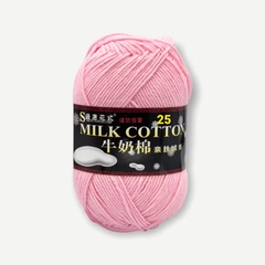 Len Milk Cotton loại 1 (cuộn 125gr) (26278)