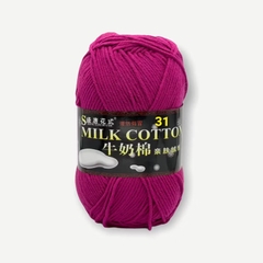 Len Milk Cotton loại 1 (cuộn 125gr) (26278)