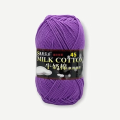 Len Milk Cotton loại 1 (cuộn 125gr) (26278)