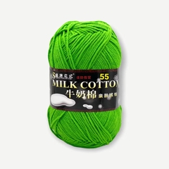 Len Milk Cotton loại 1 (cuộn 125gr) (26278)