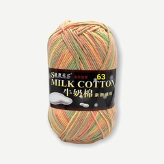 Len Milk Cotton loại 1 (cuộn 125gr) (26278)