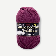 Len Milk Cotton loại 1 (cuộn 125gr) (26278)