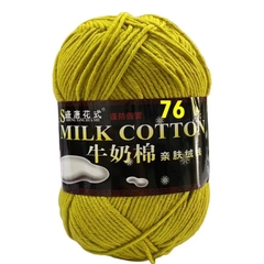 Len Milk Cotton loại 1 (cuộn 125gr) (26278)