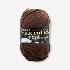 Len Milk Cotton loại 1 (cuộn 125gr) (26278)