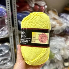 Len Milk Cotton loại 1 (cuộn 125gr) (26278)