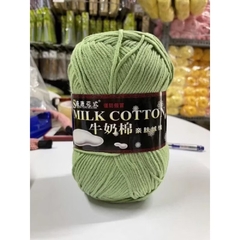 Len Milk Cotton loại 1 (cuộn 125gr) (26278)