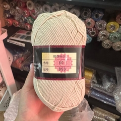 Len Milk Cotton loại 1 (cuộn 125gr) (26278)