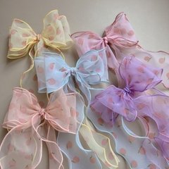 2.2m Ruy băng voan chấm bi gợn sóng (bản 5cm) (26119)