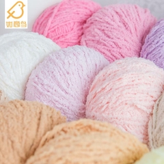 Len bông xù Xiaoke sợi 3mm (cuộn 50gr) (26296)