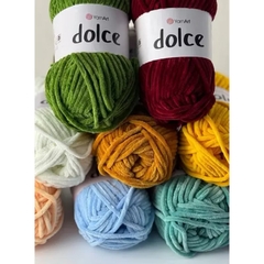 Len nhung YarnArt DOLCE siêu mềm mượt đan/móc thú bông, chăn, khăn, mũ….(cuộn 100gr) (26320)