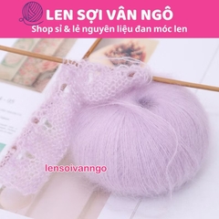 Len Mohair sợi nhỏ mềm mượt đan móc đồ thu đông (cuộn 25gr) (26290)