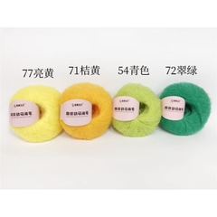 Len Mohair sợi nhỏ mềm mượt đan móc đồ thu đông (cuộn 25gr) (26290)