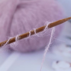 Len Mohair sợi nhỏ mềm mượt đan móc đồ thu đông (cuộn 25gr) (26290)