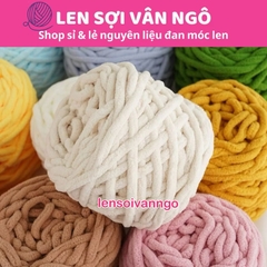 Len Nhung đũa (len bông sữa) (cuộn 90gr) (26306)