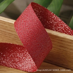 Combo 2 mét Ruy băng trang trí màu đỏ (Bản 2.5cm) (26119)