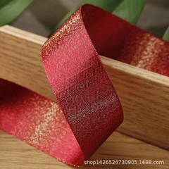 Combo 2 mét Ruy băng trang trí màu đỏ (Bản 2.5cm) (26119)