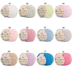 Len bông xù Xiaoke sợi 3mm (cuộn 50gr) (26296)