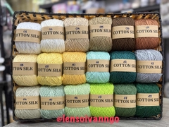 Sợi Cotton Silk 0.8mm móc váy, áo hè (26337)