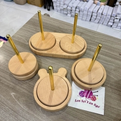 Trục gỗ xoay len / Bảng gỗ block sp