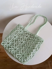 PK túi: Combo 10c / 30c canvas hoa nẹp túi